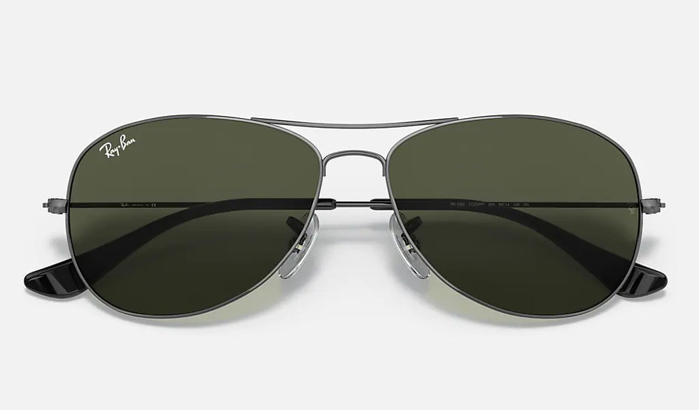 Ray-Ban COCKPIT RB3362 004-56mm Gunmetal/Gray-Green 56mm