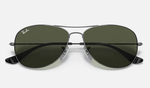 Ray-Ban COCKPIT RB3362 004-56mm Gunmetal/Gray-Green 56mm