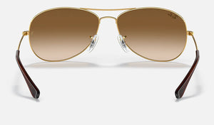 Ray-Ban COCKPIT RB3362 001-51 56m Gold/Brown Gradient