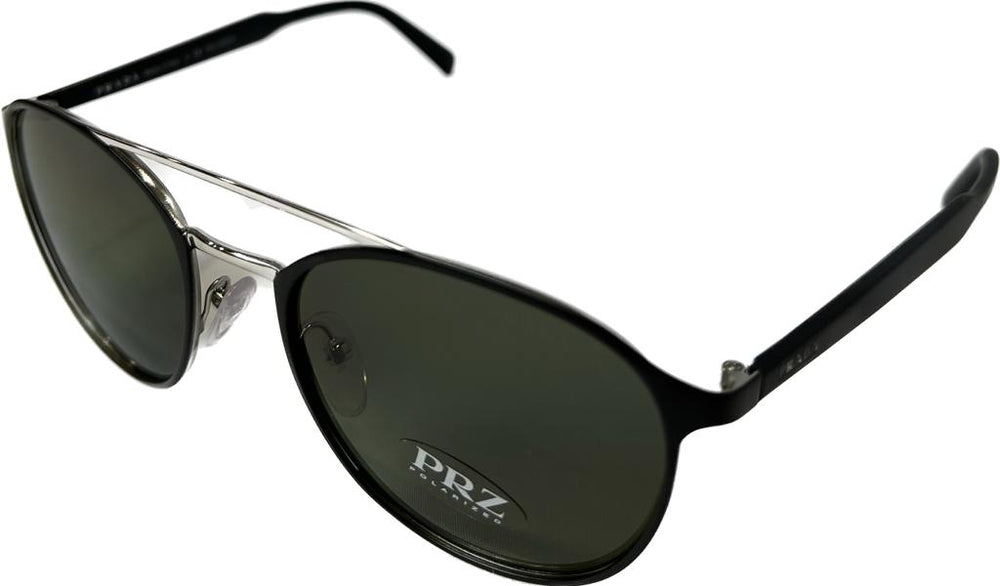 Prada  PR62TS 1BO5X1 Black/Gray-Green Polarized