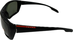 Prada PS06SS 1BO5X1 Black/Gray-Green Polarized