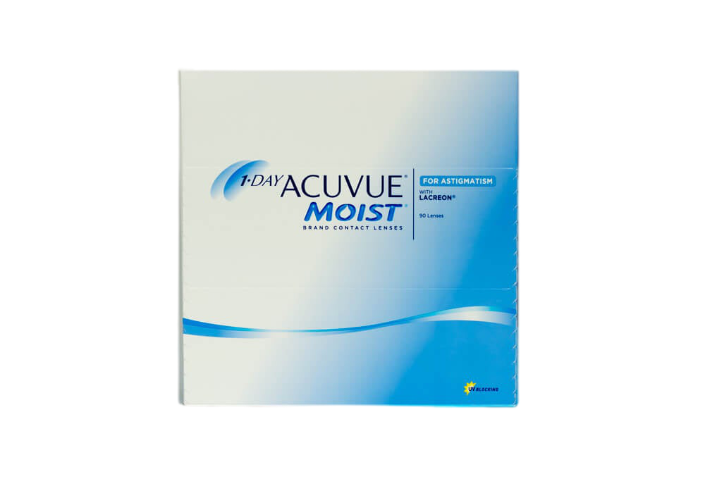 1 DAY ACUVUE MOIST FOR ASTIGMATISM (90 PACK)