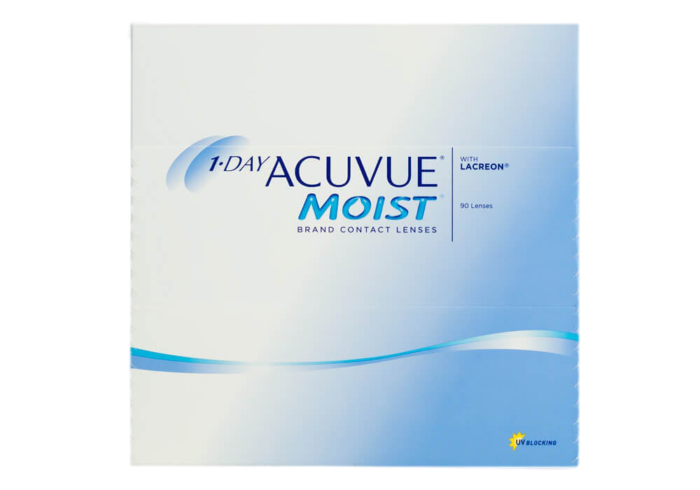 1 DAY ACUVUE MOIST (90 PACK)